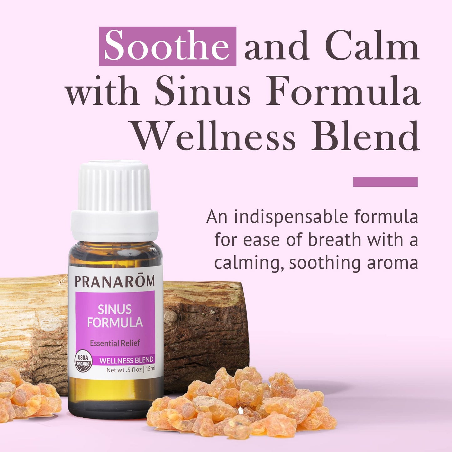 Pranarom Sinus Formula – Organic Essential Oils for Health (15ml)