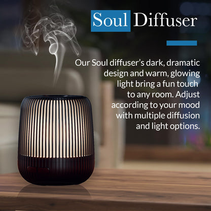 Pranarom Soul Diffuser – Ultrasonic Diffusion, Long-Lasting Modes, Adjustable Lights