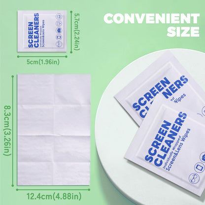 300 Pcs Cleaning Wipes for Glasses & Devices – Pre-Moistened, Scratch-Free