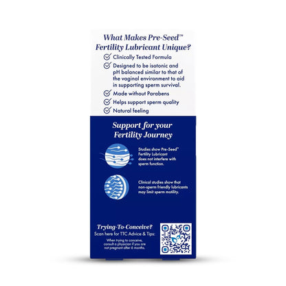 Pre-Seed Lubricant Multi-use – 2 Pack (40g Tubes + 9 Applicators) | Sperm-Friendly, Doctor-Recommended