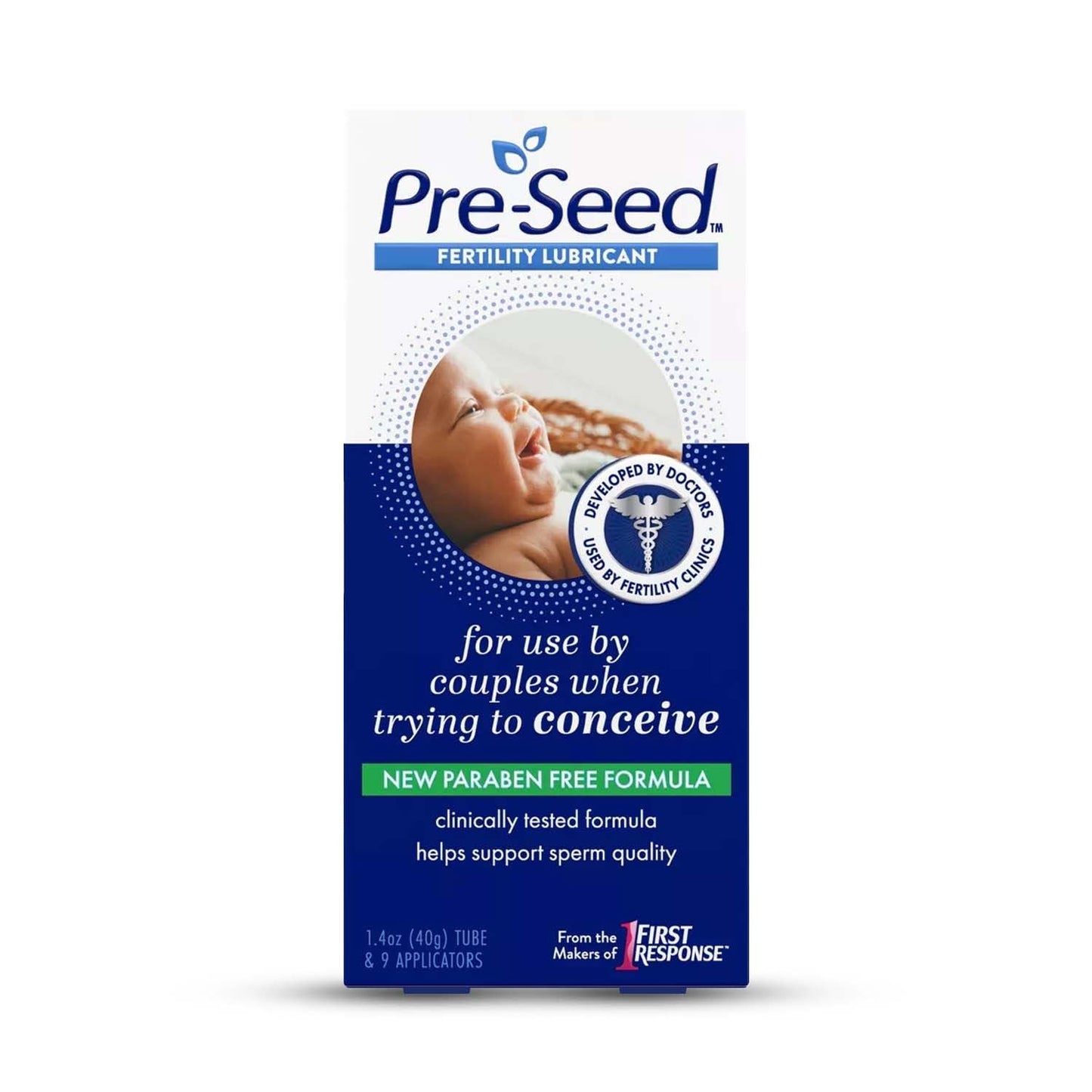 Pre-Seed Lubricant Multi-use – 2 Pack (40g Tubes + 9 Applicators) | Sperm-Friendly, Doctor-Recommended