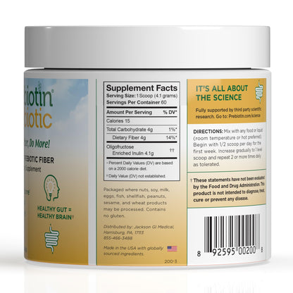 Prebiotin Prebiotic Fiber Powder – 8.68 oz – Digestive Health & Weight Management – Gluten-Free