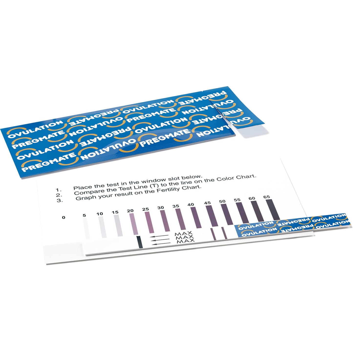 Pregmate 100 Ovulation Test Strips – Numerical LH Result (100 Count)