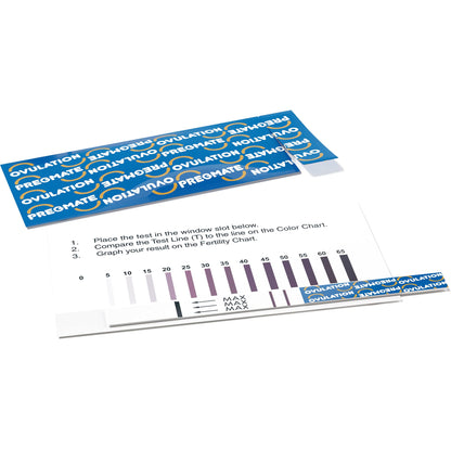 Pregmate 100 Ovulation Test Strips – Numerical LH Result (100 Count)