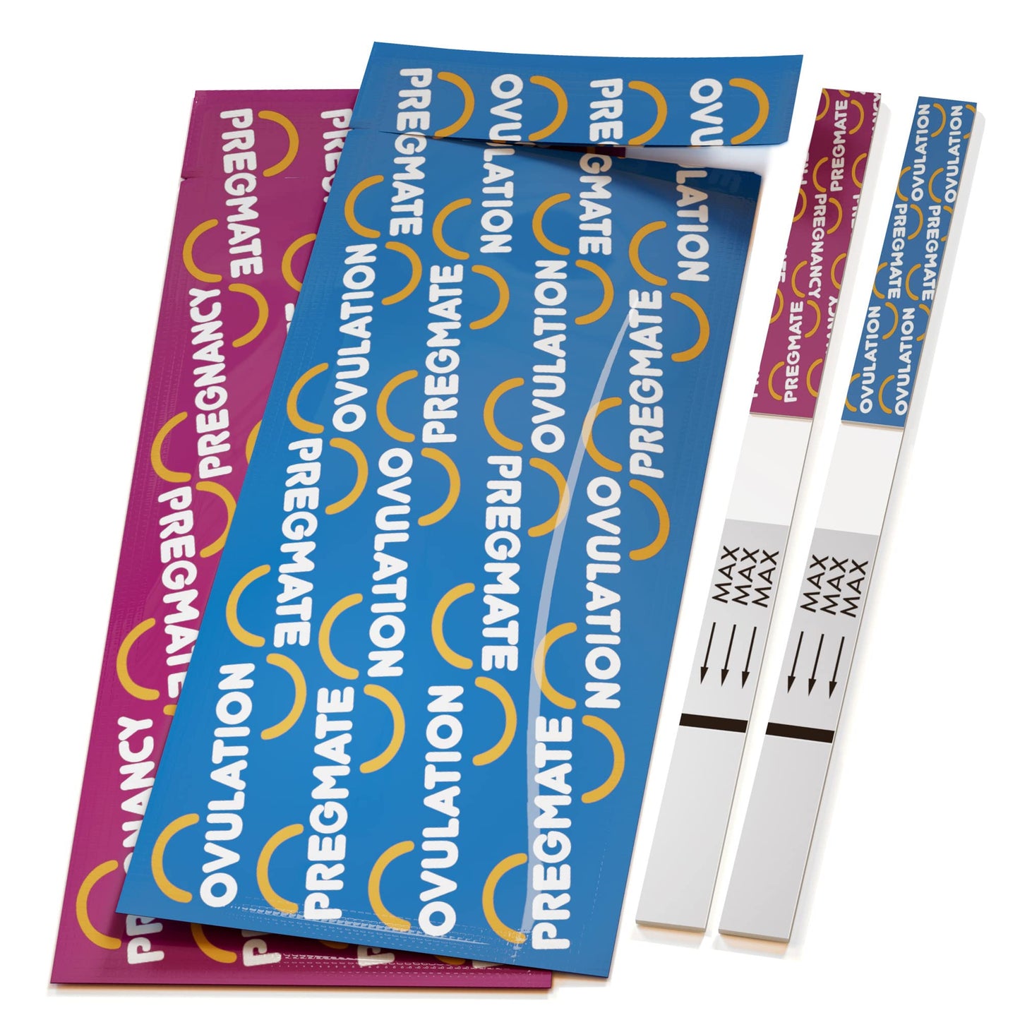 Pregmate 50 Ovulation and 20 Pregnancy Test Strips Predictor Kit