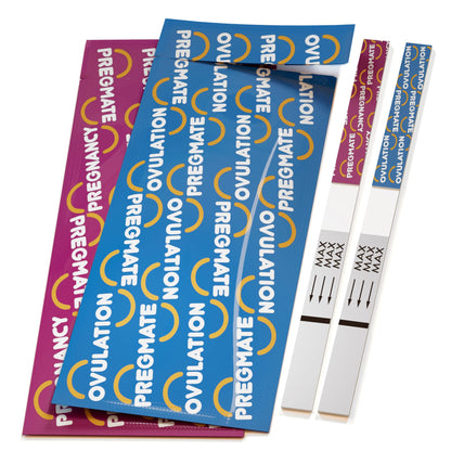 Pregmate 50 Ovulation and 20 Pregnancy Test Strips Predictor Kit