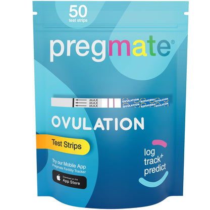 Pregmate 50 Ovulation Test Strips Predictor Kit (50 Count) - Ovulation Predictor Kit