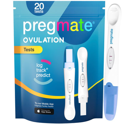 Pregmate Ovulation Midstream Tests (20 Count) | Accurate LH Surge Detection