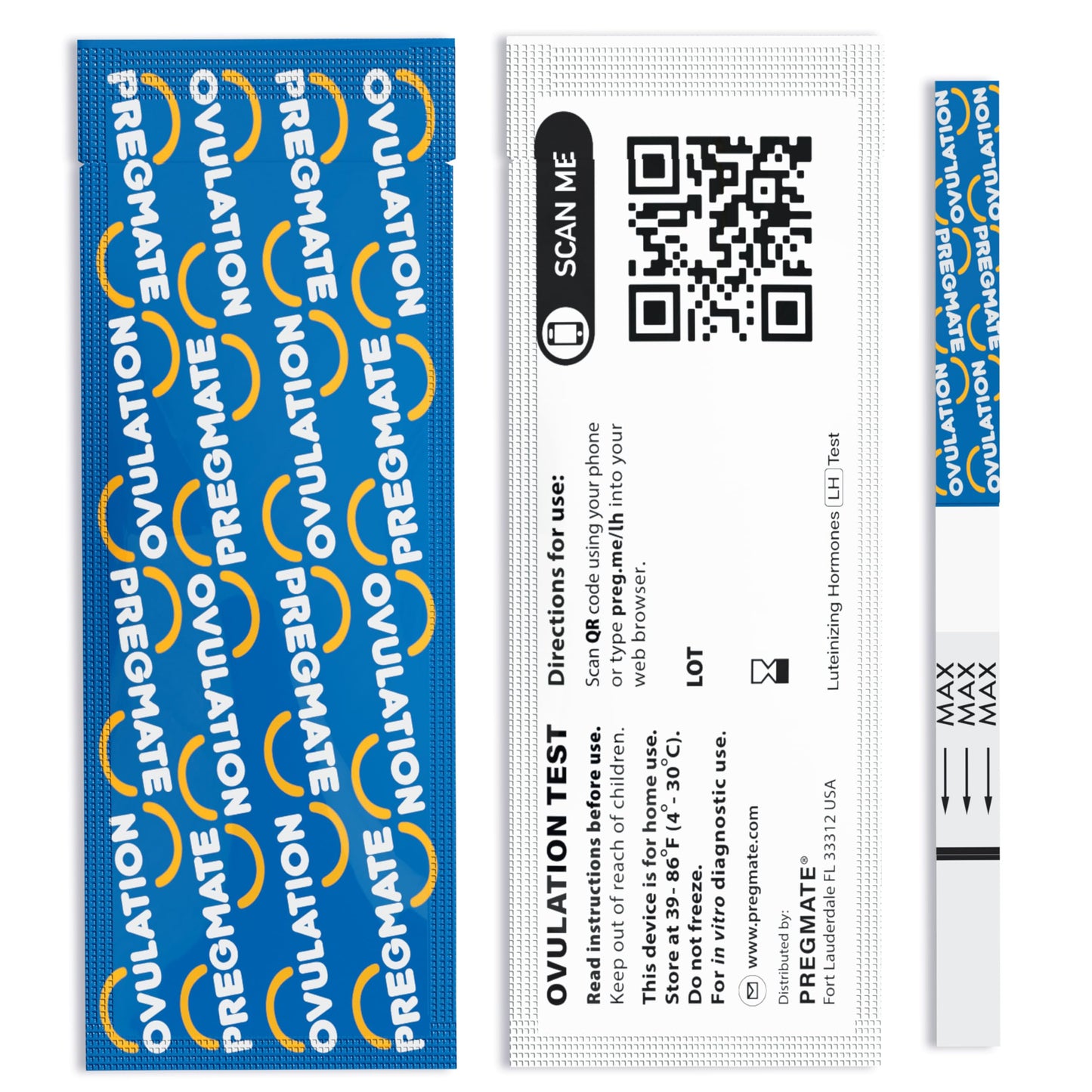 Pregmate Ovulation Test Strips (60 Count) – LH Surge Detection & Fertility
