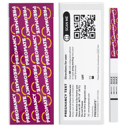Pregmate Pregnancy Test Strips (20 Count) - Accurate Early Detection
