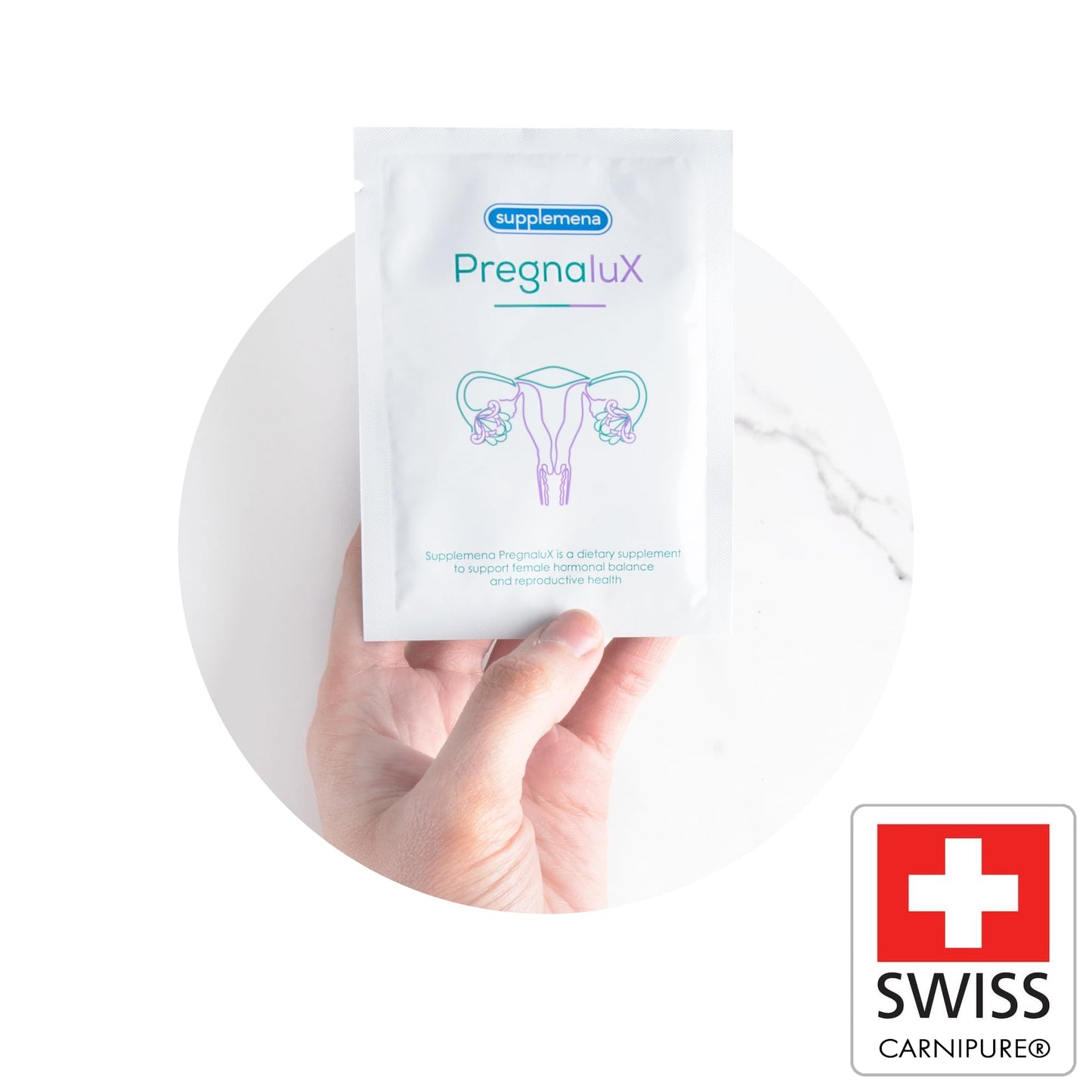 PregnaluX Fertility Support for Women | Myo-Inositol, Folic Acid, CoQ10 & Zinc | 1 Month Sachets | Made in Germany