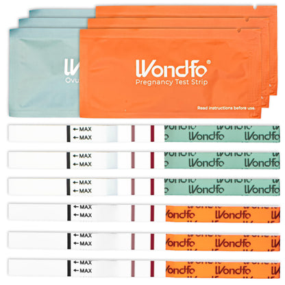 Pregnancy & Ovulation Test Strips Combo Pack | At-Home Fertility Testing