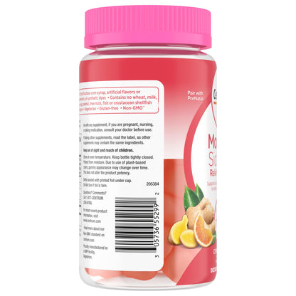 Centrum Morning Sickness Relief Gummies – Citrus Ginger, 60-Count, Gluten-Free