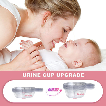 Pregnancy Test Strips with Urine Cups – hCG Home Tests, 25 mIU/mL, 99% Accurate, 10 Count