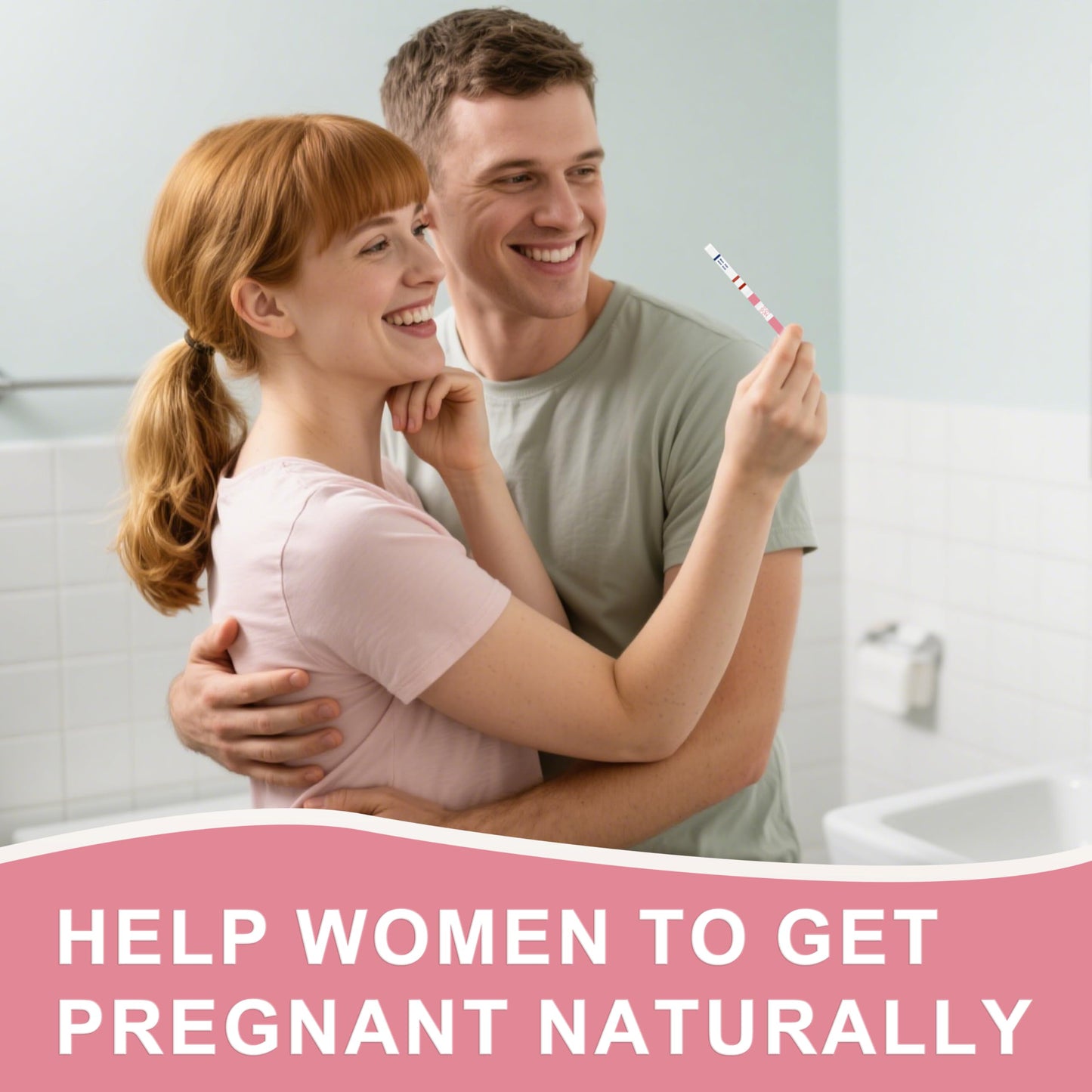 Pregnancy Test Strips with Urine Cups – hCG Home Tests, 25 mIU/mL, 99% Accurate, 10 Count