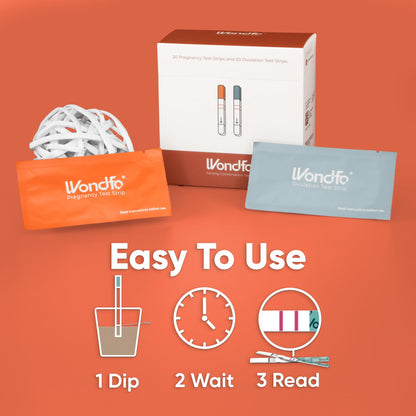 Pregnancy Test Strips and Ovulation Test Strips Combo Pack- Ovulation Predictor Tests and Pregnancy Tests -Reliable Home Testing for Family Planning