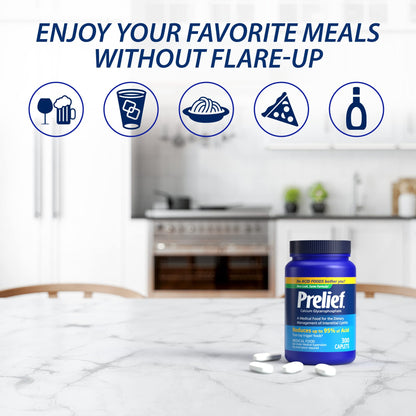 Prelief Acid Reducer Caplets Dietary Supplement, 300 Count | PRELIEF
