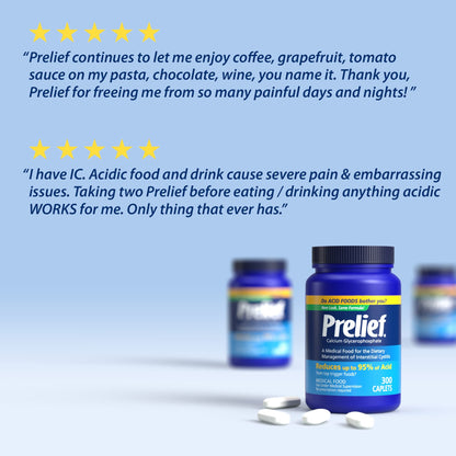 Prelief Acid Reducer Caplets Dietary Supplement, 300 Count | PRELIEF