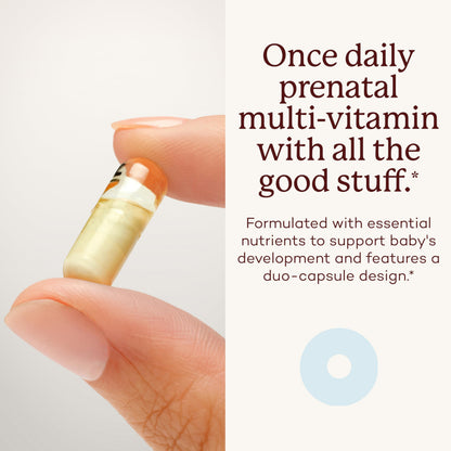 Premama Prenatal Vitamins for Women – Once-Daily Multivitamin with Folate & DHA | Vegan, Allergen-Free (28 Capsules)