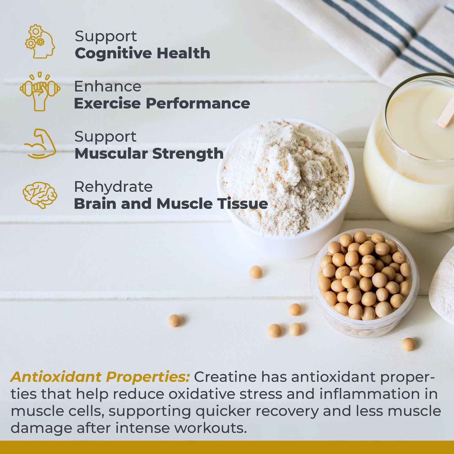 Premier Creatine Monohydrate Powder – Vegan, Unflavored – Premier Research Labs | 7.8 oz (40 Servings)