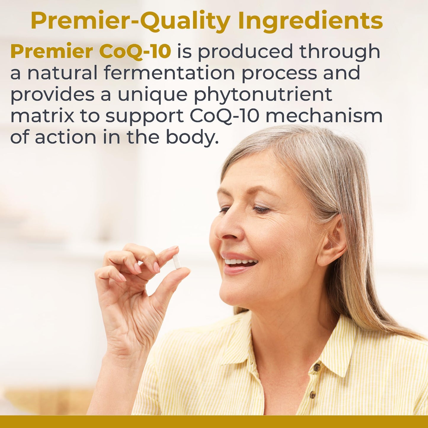 Premier Research Labs CoQ10 – Ubiquinol Coenzyme Q10 100 mg Capsules with Red Algae & MCT Oil | 60 Vegetarian Capsules