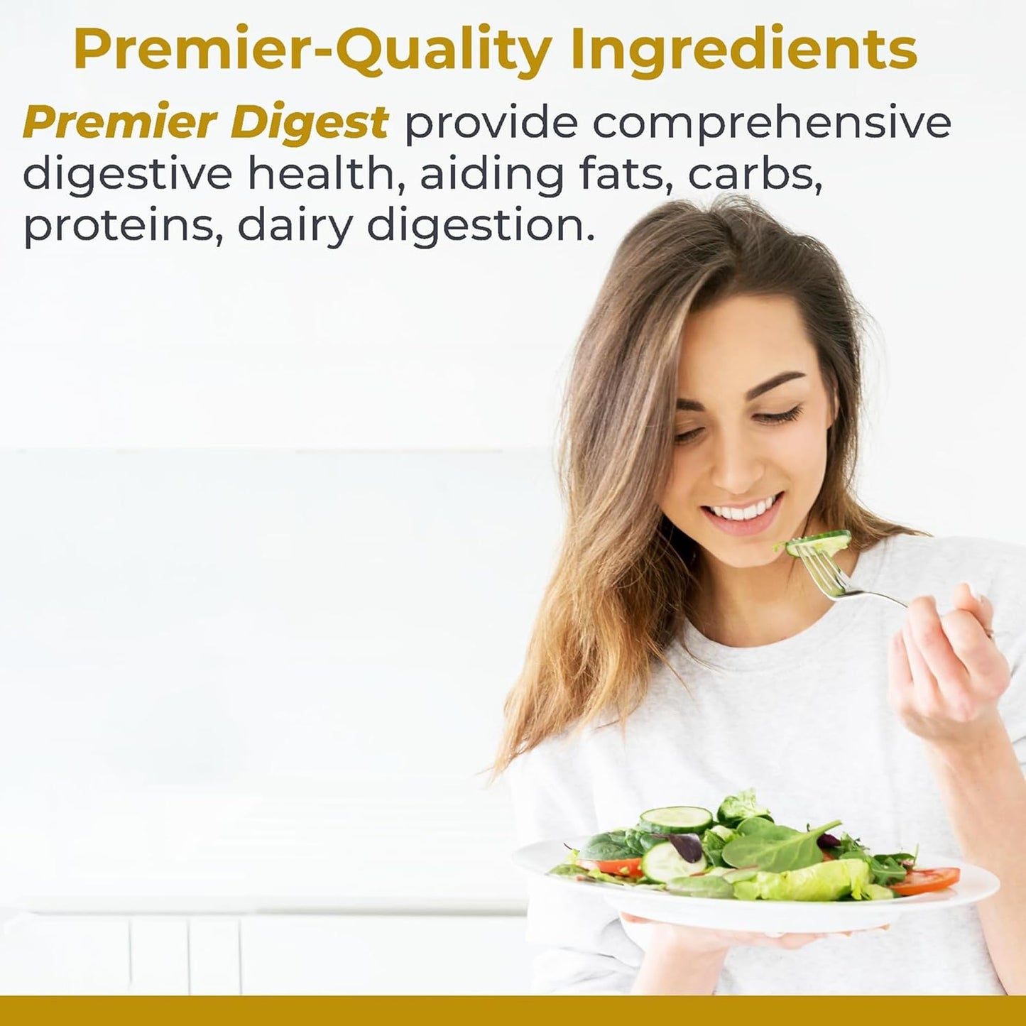 Premier Research Labs Active Digestive Enzymes – Full-Spectrum Digestive Support | 60 Plant-Sourced Capsules