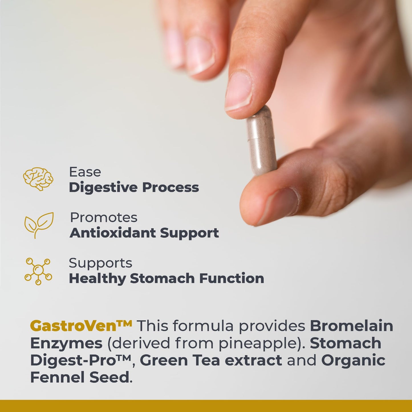 GastroVen by Premier Research Labs | Digestive Enzymes & Gut Health Supplement - 60 Capsules