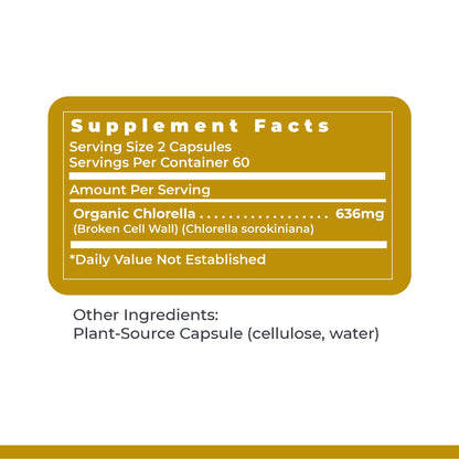 Premier Research Labs Medi Chlorella-FX – Chlorella & Chlorophyll Capsules (120 Vegetarian Capsules)