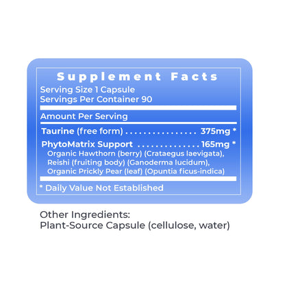 Premier Research Labs Taurine Blend | L-Taurine Supplement for Liver, Heart & Brain Health - 90 Vegetarian Capsules