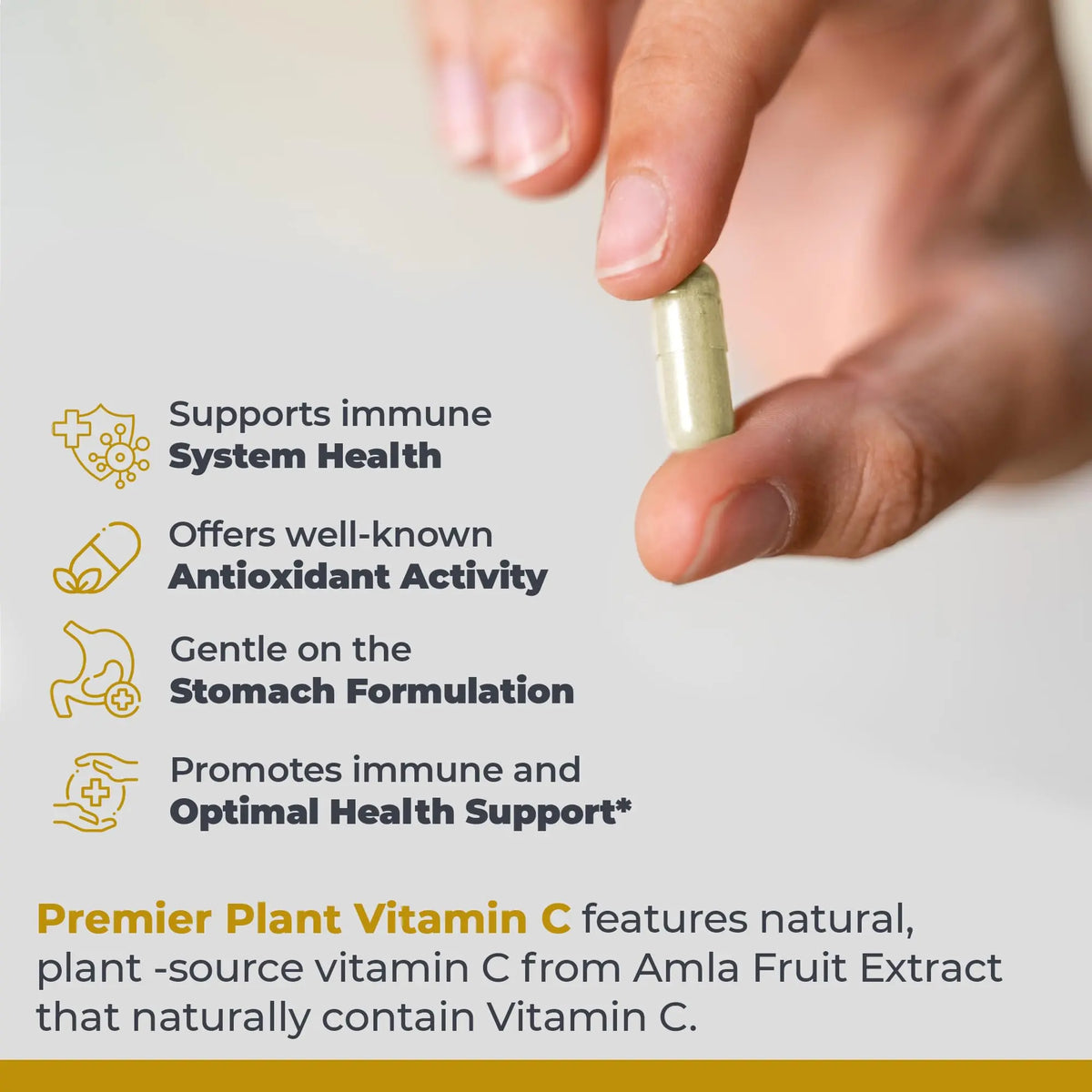 Premier Research Labs Vitamin C Supplement — Natural Whole-Food Vitamin C with Bioflavonoids & Organic Ingredients, 60 Vegetarian Capsules BritishVita | Premium UK Vitamins & Wellness Supplements