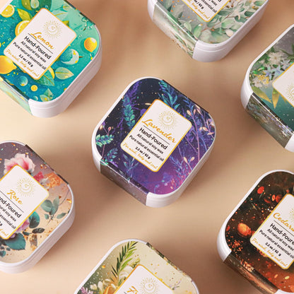 Premium 8-Pack Organic Aromatherapy Candles – Hand-Poured Soy Wax