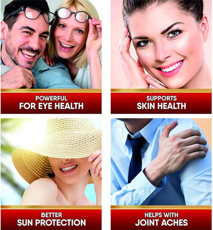 Astaxanthin 10mg Supplement | Pure Antioxidant from Microalgae | 120 Softgels