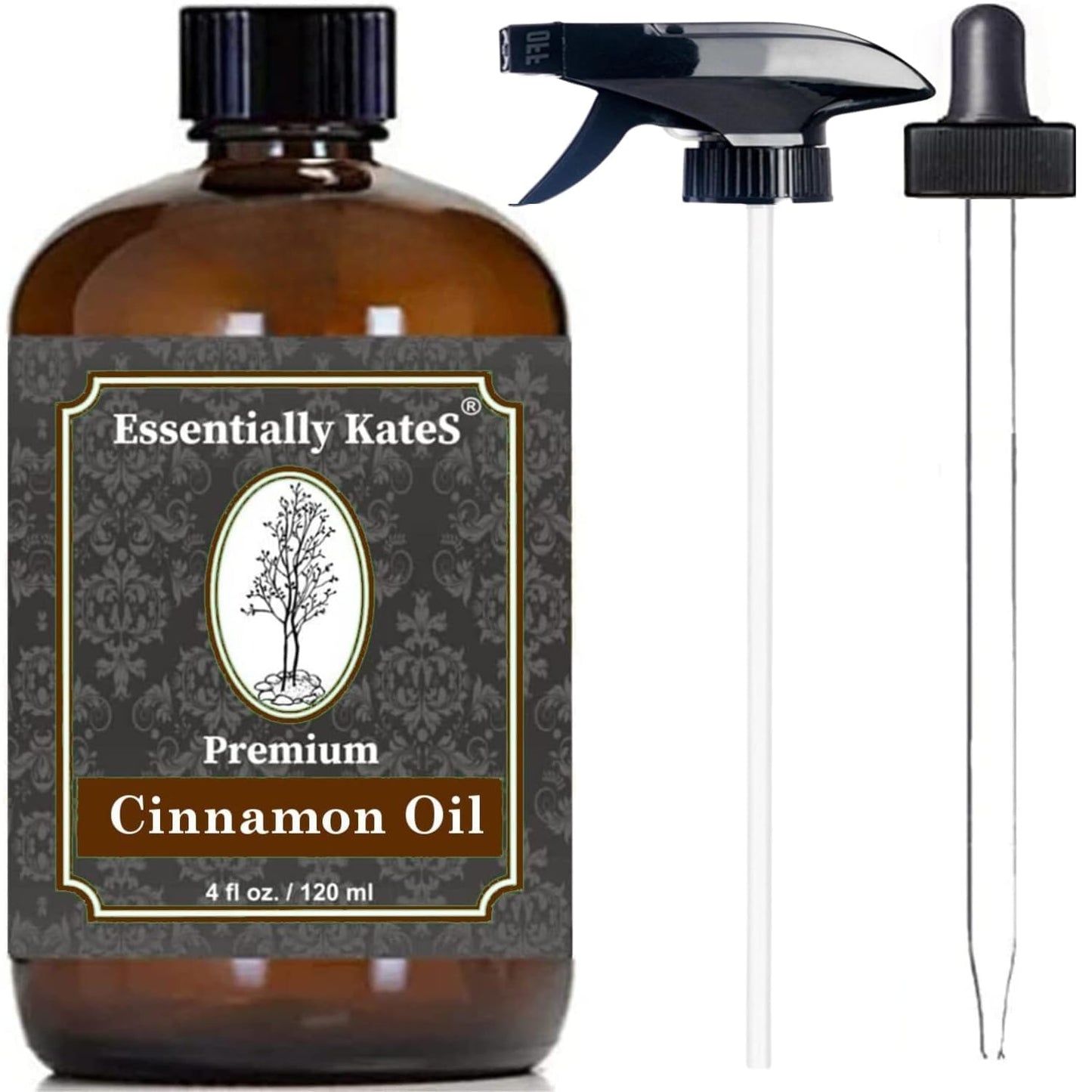 Premium Cinnamon Oil 4 Fl Oz – Pure, Natural & Therapeutic | Diffuser & DIY Soap
