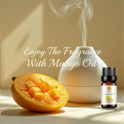 2-Pack Mango Essential Oil - 100% Pure Organic Aromatherapy for Diffuser