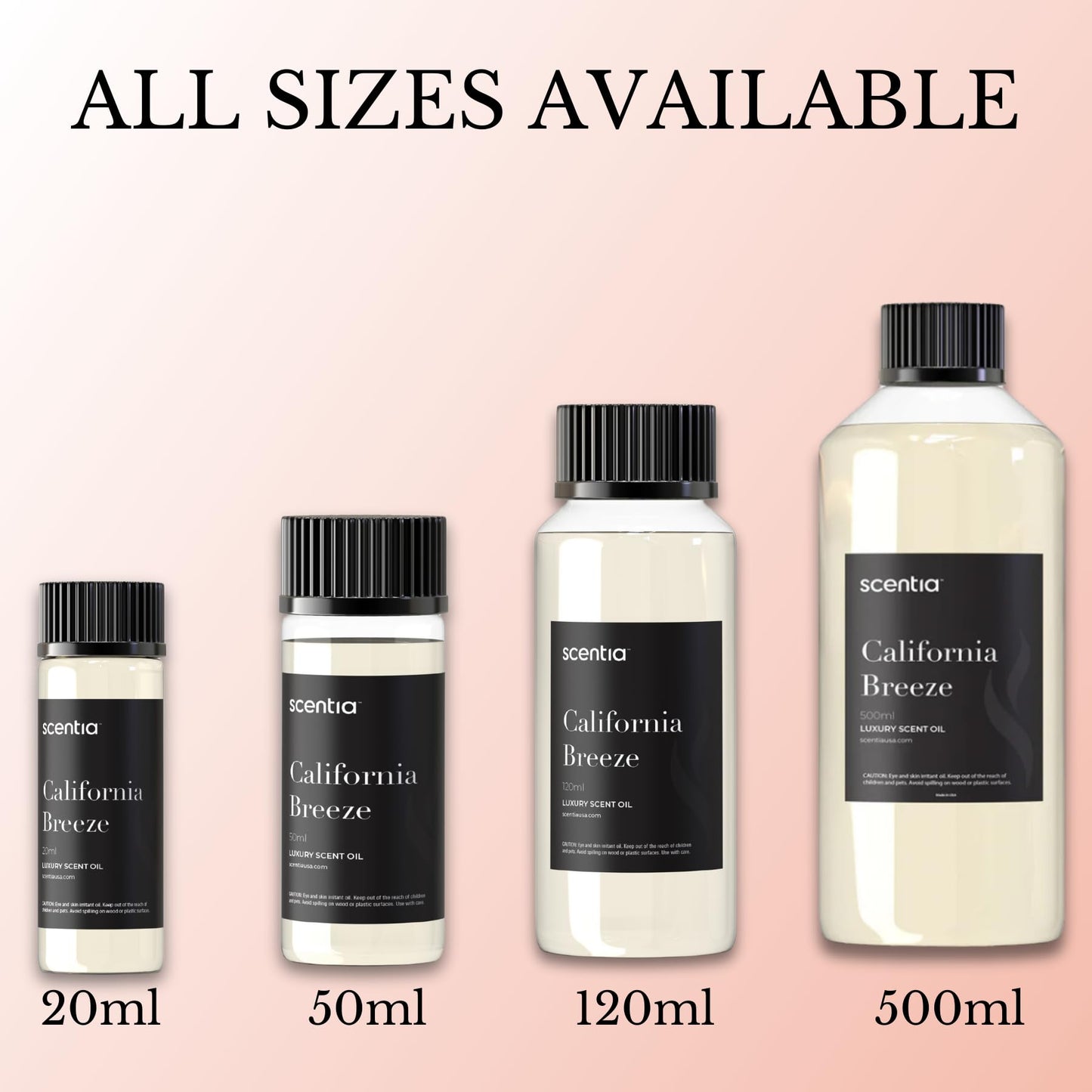 Scentia Hotel Diffuser Oil – Delano Beach Club Inspired California Breeze 500 mL