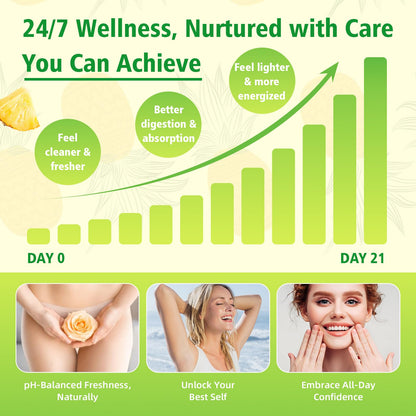 Premium Feminine Balance Gummies for Immune Health & pH Support – Pineapple, Vegan
