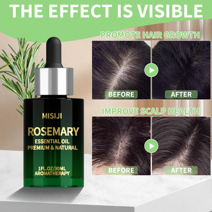 MISIJI Rosemary Essential Oil - 1 FL OZ | Diffuser, Aromatherapy & Craft Making