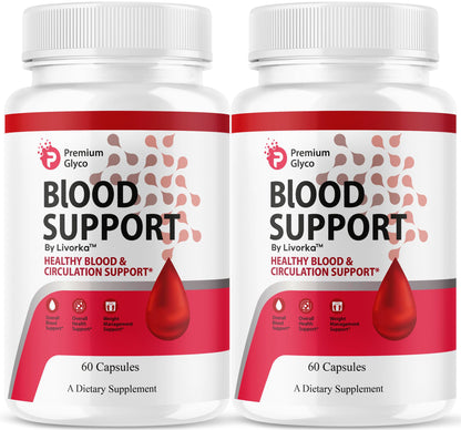 (2 Pack) Premium Glyco Capsules - Official PremiumGlyco Blood Support, 120 Capsules