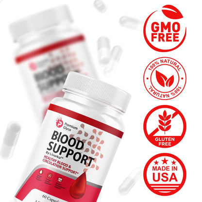 (2 Pack) Premium Glyco Capsules - Official PremiumGlyco Blood Support, 120 Capsules