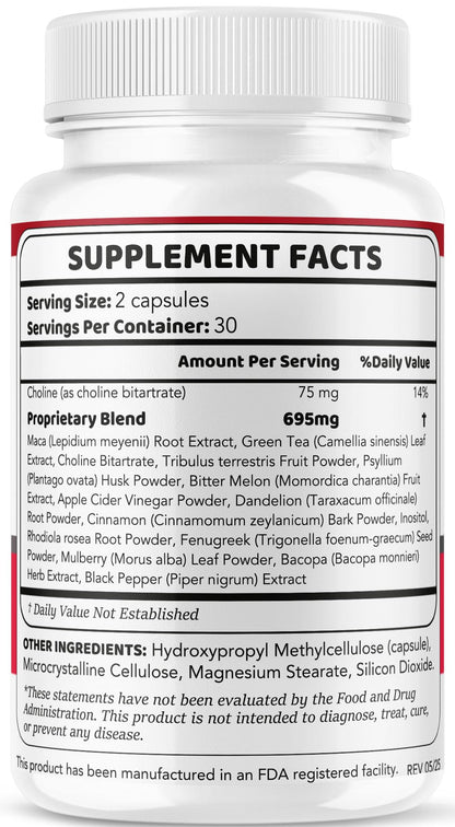 (2 Pack) Premium Glyco Capsules - Official PremiumGlyco Blood Support, 120 Capsules