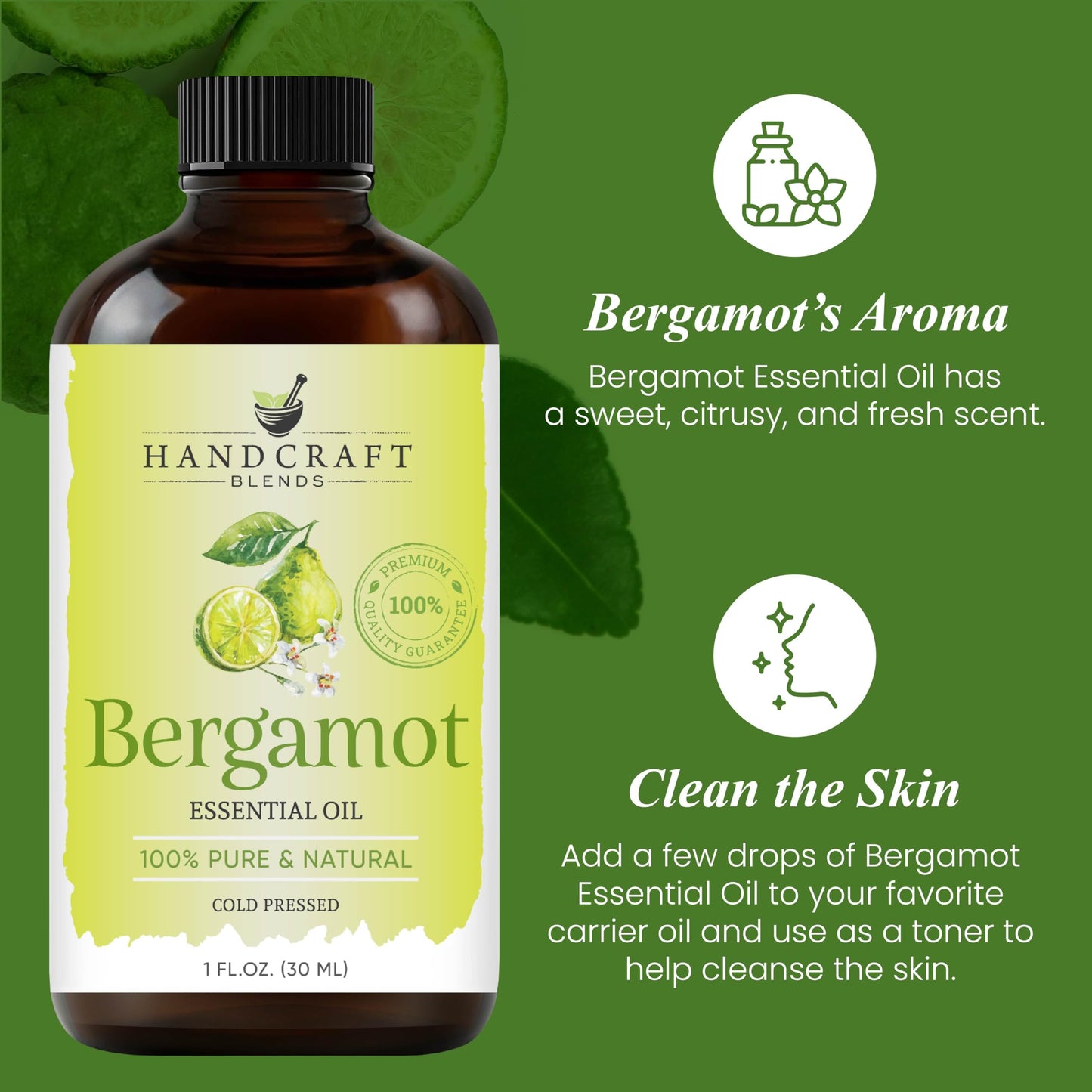 Handcraft Blends Bergamot Essential Oil – 1 oz | 100% Pure & Natural