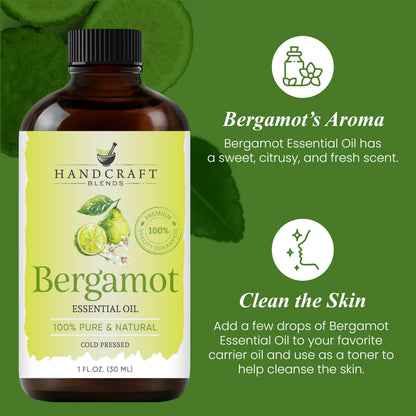 Handcraft Blends Bergamot Essential Oil – 1 oz | 100% Pure & Natural