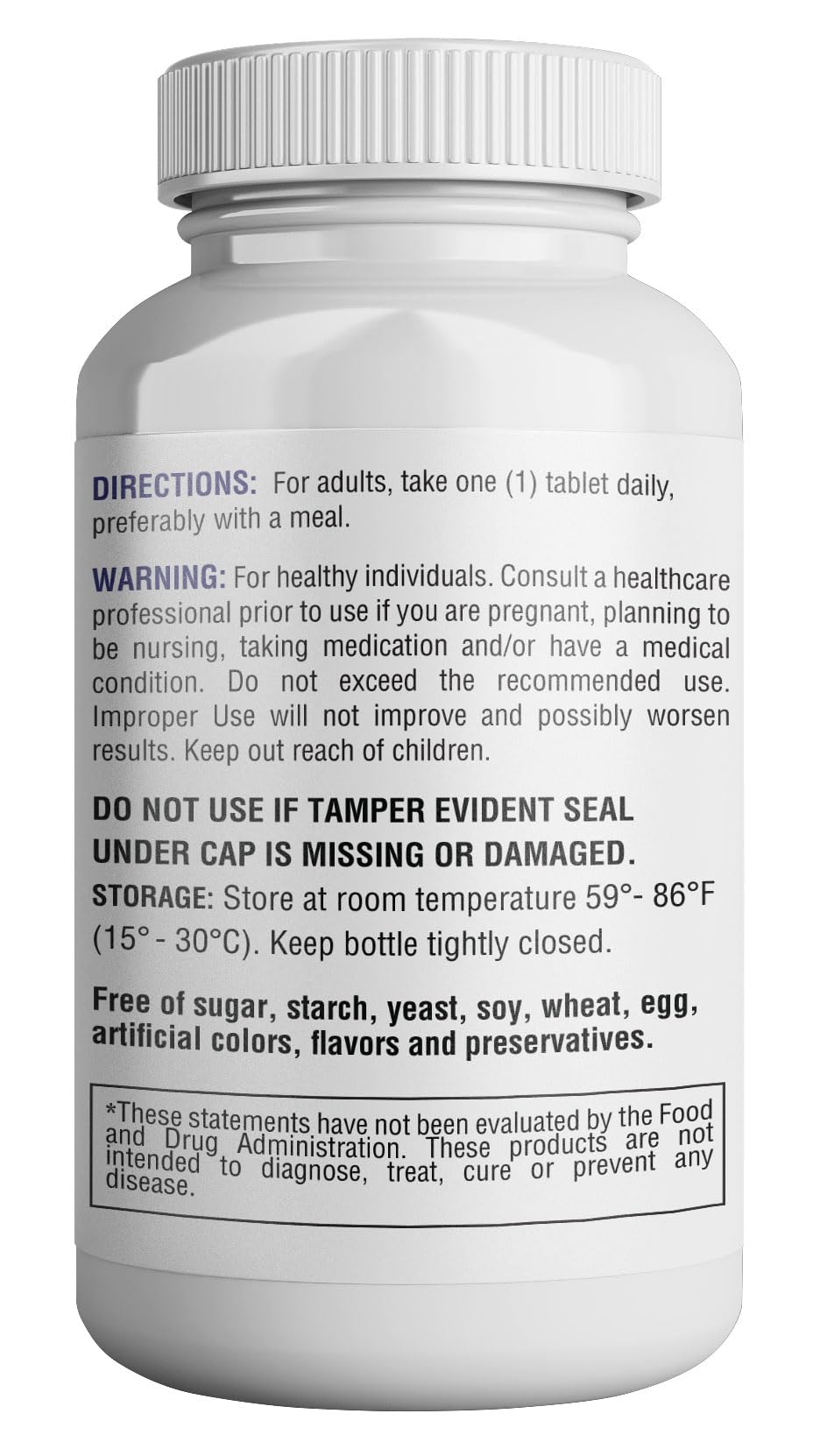 365 Health Magnesium Glycinate 500mg – 120 Vegetarian Tablets | Non-GMO, Gluten Free
