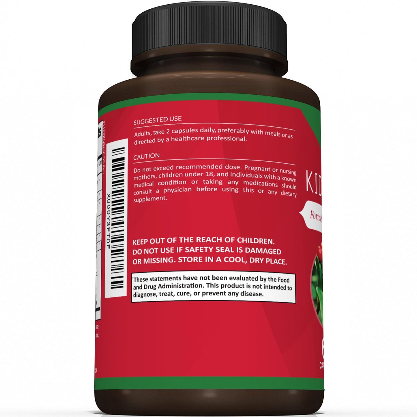 Premium Kidney Cleanse Supplement with Cranberry – Kidney & Urinary Support (60 Vegetarian Capsules)