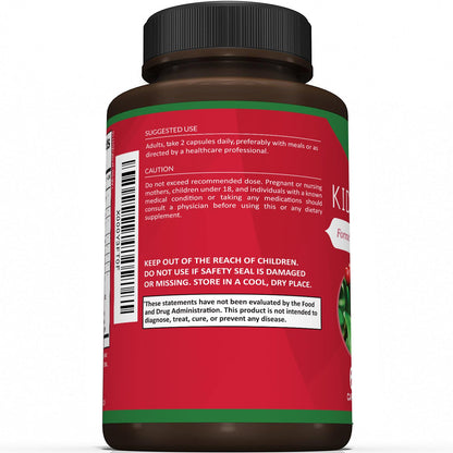 Premium Kidney Cleanse Supplement with Cranberry – Kidney & Urinary Support (60 Vegetarian Capsules)