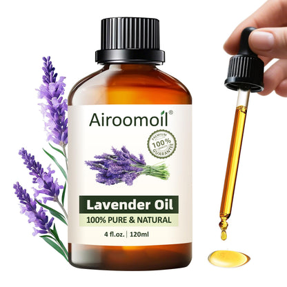 Premium Lavender Essential Oil 4 oz for Relaxation, Diffusers, Candles, Nails & Soaps