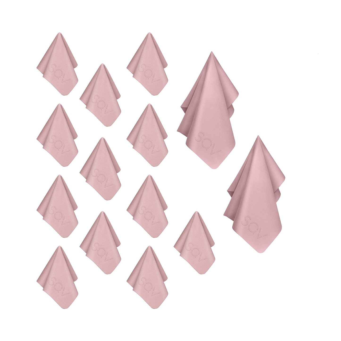 Premium Microfiber Cleaning Cloth - Extra Soft, Lint-Free (Pink)