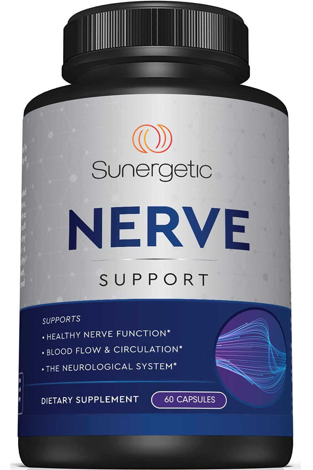 Premium Nerve Support Supplement - ALA 600 mg, Acetyl-L-Carnitine & Benfotiamine | 60 Capsules