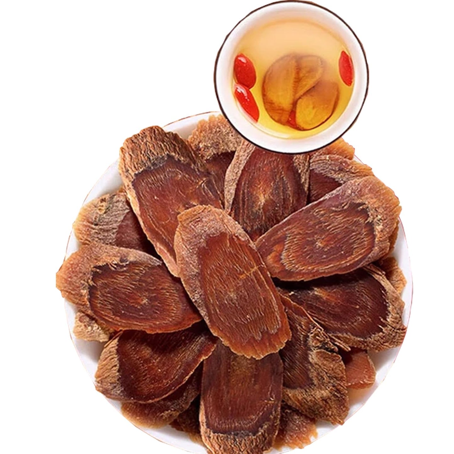 Premium Panax Red Ginseng Root (6 Years) - Sliced 3.53 oz, Korean Red-Ginseng Roots
