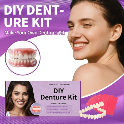 At-Home DIY Denture Kit: Full Upper & Lower Dentures for Smile Transformation – ZZ6